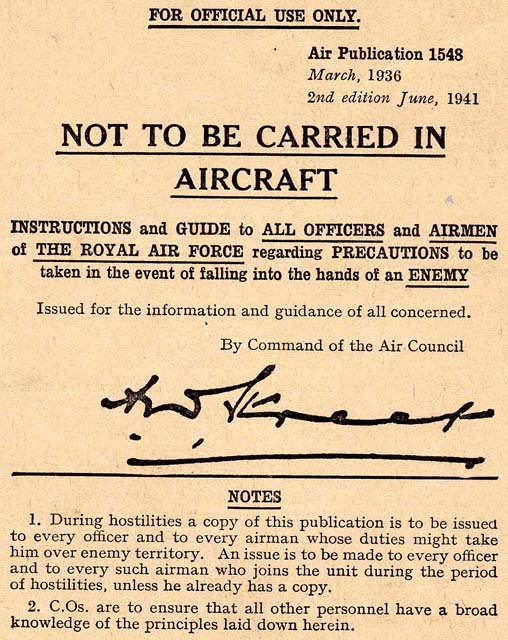 Air Publication 1548 Dated March 1939, Second Edition June 1941