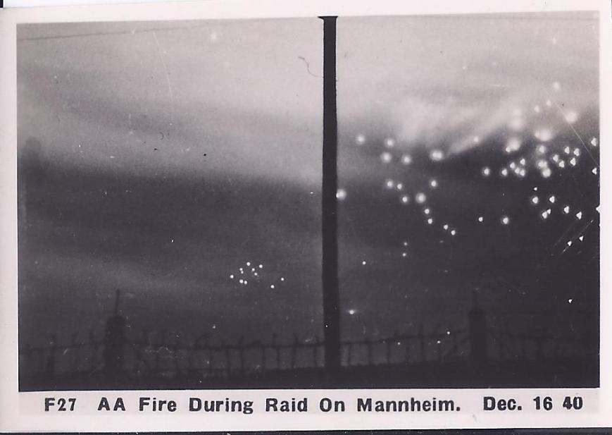 AA Fire During raid on Mannheim Dec 16 1940
