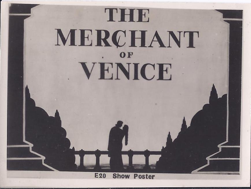 Merchant of Venice SL 3 April 43 Show poster E20